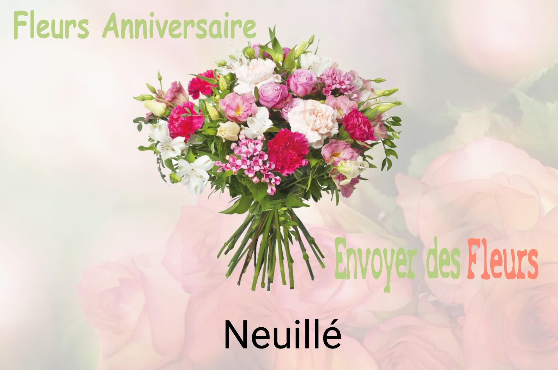 Bouquet de fleurs d’anniversaire livré à Neuillé